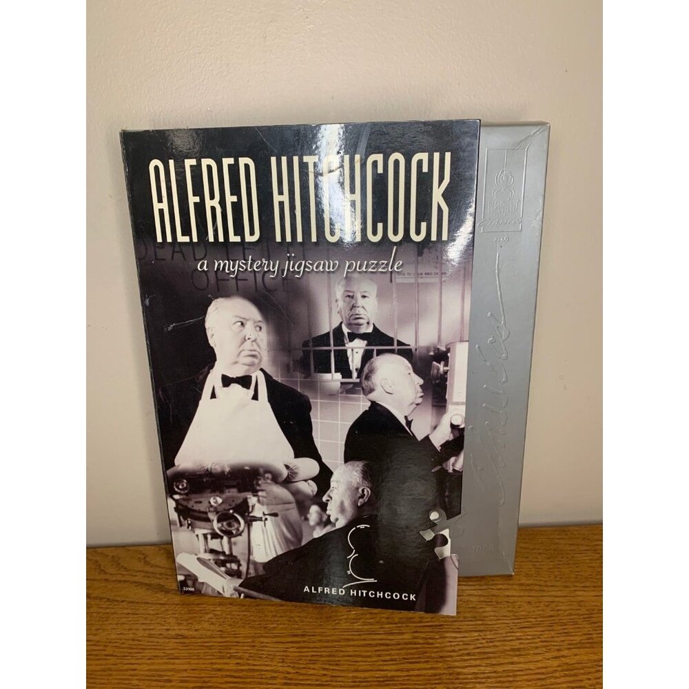 Alfred Hitchcock Mystery Jigsaw Puzzle 1000 Piece BePuzzled Games new nwt